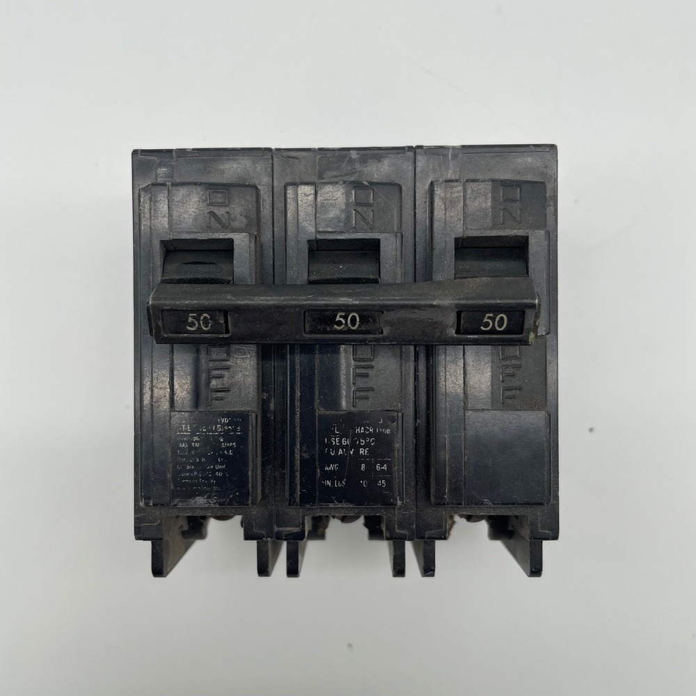 I-T-E Siemens 3 Pole 50 Amp Circuit Breaker 240V Type ETI 50A Triple Pole